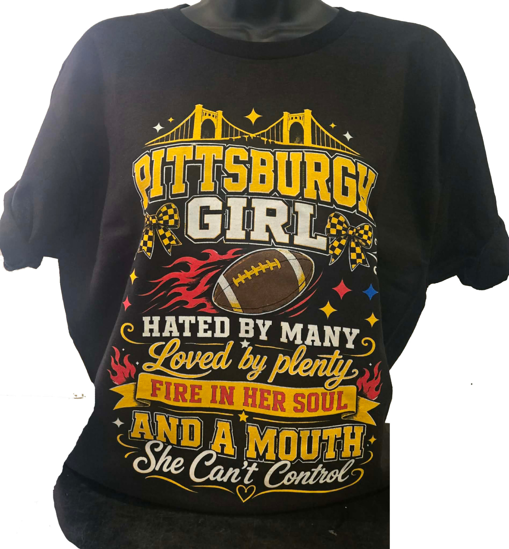 PGH Girl Women's Tee — Black