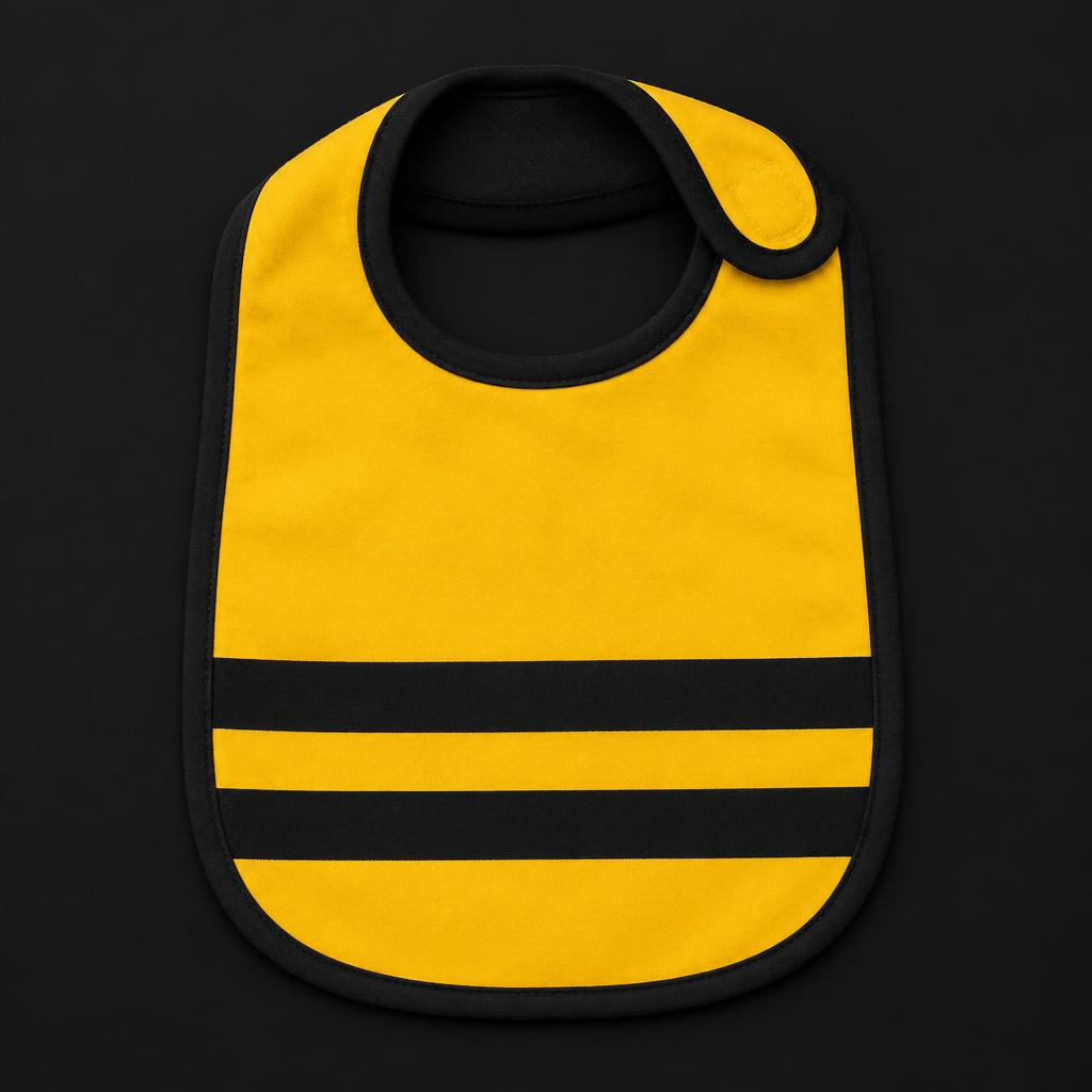 Baby Bib — Gold
